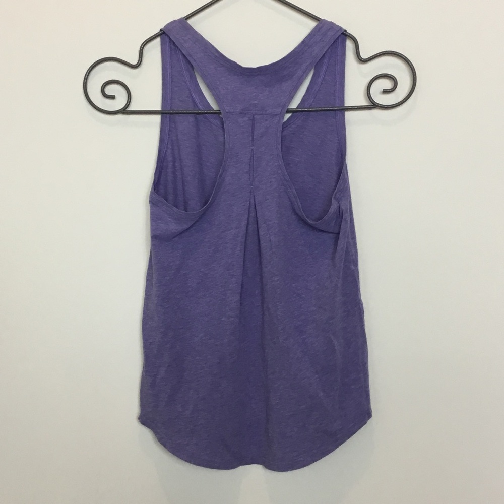 Lululemon Love Tank Pleated Purple Women's Racerback Tank Top size Small